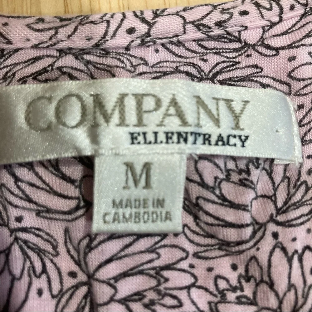Company by Ellen Tracy Pink 2-piece  Patterned Pajama Set Size M